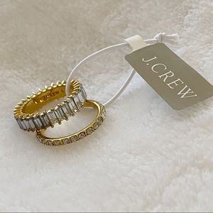 J.Crew Statement Ring and Band - Size 5